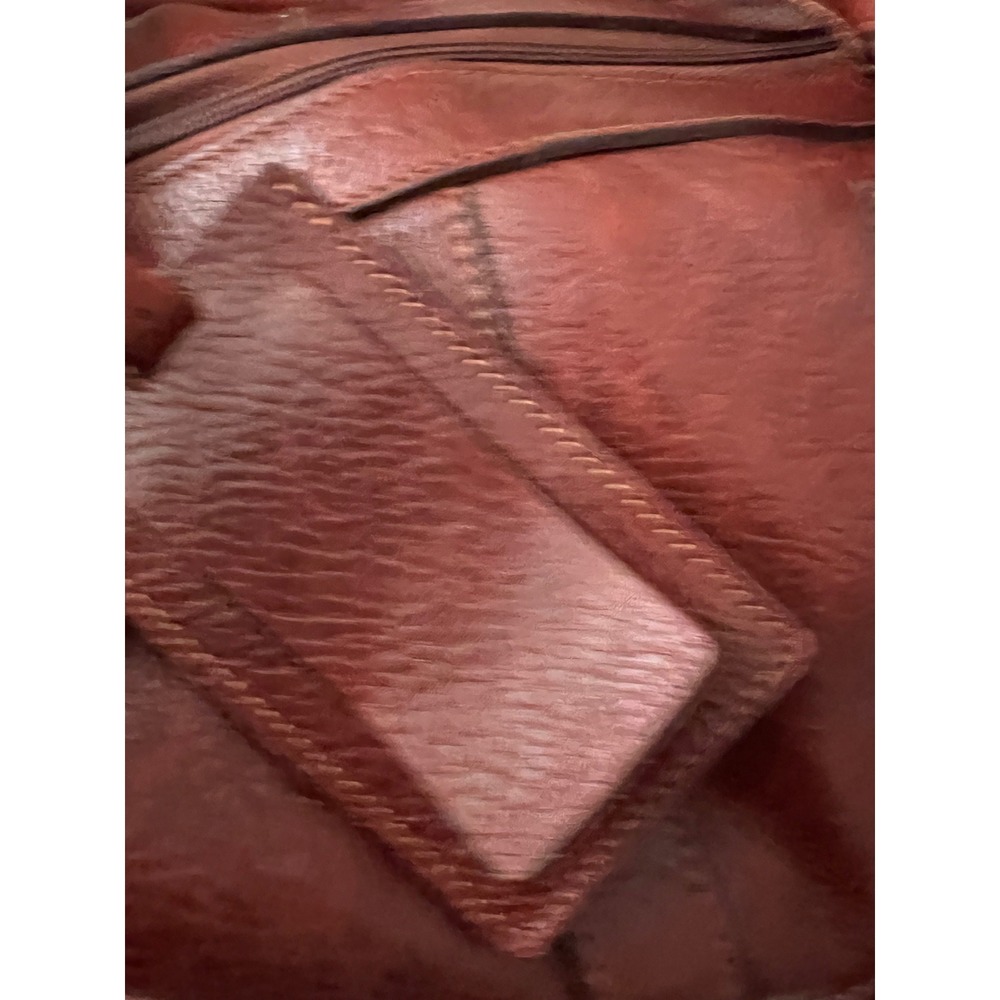 Wilsons Leather Pelle Studio Duffle Bag Large Brown Leather Travel - Picture 10 of 15